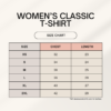 1745043608sizechart.png Women's Classic T-Shirt