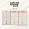 1785213938sizechart.png Die Before You Die - Statement Oversized T-Shirt